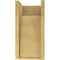 Ekena Millwork 8"W x 8"D x 16"H Wide Legacy Rough Cedar Woodgrain TimberThane Corbel, Primed Tan CORUR08X08X16LGYRCPR - alternate 2